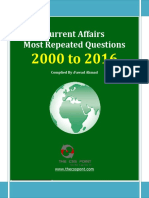 Most Repeated Question  Current Affairs - 2000 to 2016.pdf