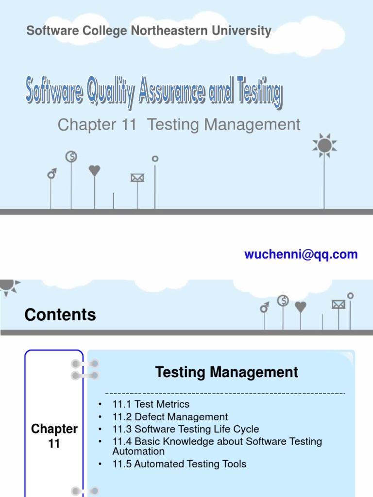 Chapter 11 Testing Management | PDF | Software Testing | Software Bug