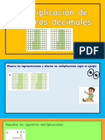 Multiplicación de Decimales