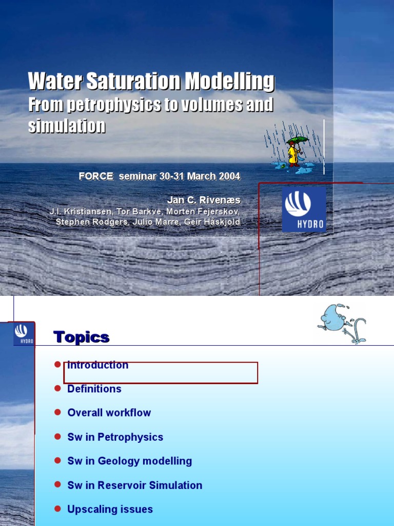 Water Saturation Modelling Overview | PDF | Physical Sciences | Science