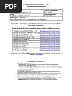 agendamento curricular do suspeito