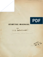 1855-GÉOMÈTRIE IMAGINAIRE ET PANGEOMETRIE-Nikolai Lobachevski PDF