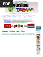 Download Photoshop Tutorial_ Chrome Metal Text Effect by Ashutosh Kumar SN48304091 doc pdf