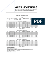 New Price List 2018