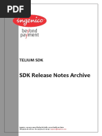 SDK Release Notes Archive