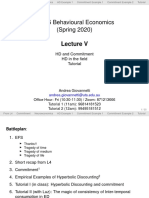 Behavioural Economics (Spring 2020) : HD and Commitment HD in The Field Tutorial