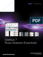 Sibelius 7 Music Notation Essentials PDF