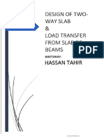 Hassan Tahir (Two Way Slab & Load Transfer From Slab To Beam)