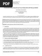 A Comparative Study of Data Mining Process Models (KDD, CRISP-DM and SEMMA) (2014)