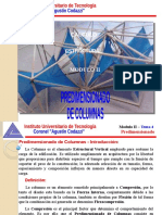 Calculo Estructural - Modulo II - Tema 4 - Predimensionado de Columnas