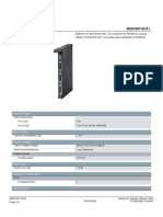 Data Sheet 6DD1607-0CA1: Supply Voltage