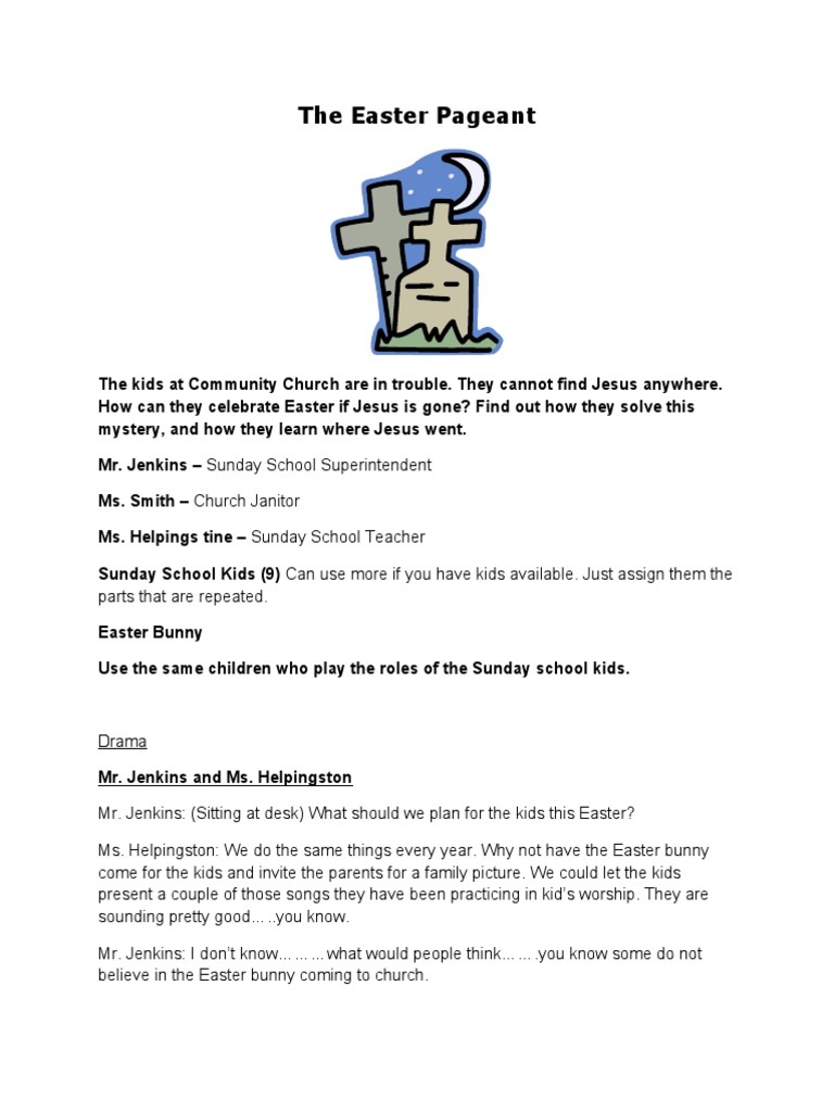 The Easter Pageant | PDF | Jesus | Judas Iscariot