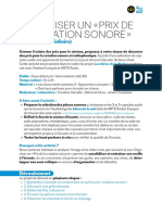 Prix Creation Sonore - Intermediaire PDF