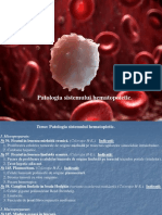 6. Patologia sistemului hematopoietic