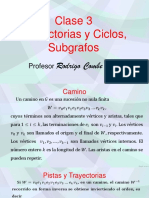 Trayectorias, Ciclos y Subgrafos