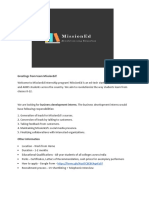 JD of Business Development MIssionEd PDF