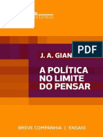 A Politica no Limite do Pensar - Jose Arthur Giannotti.pdf