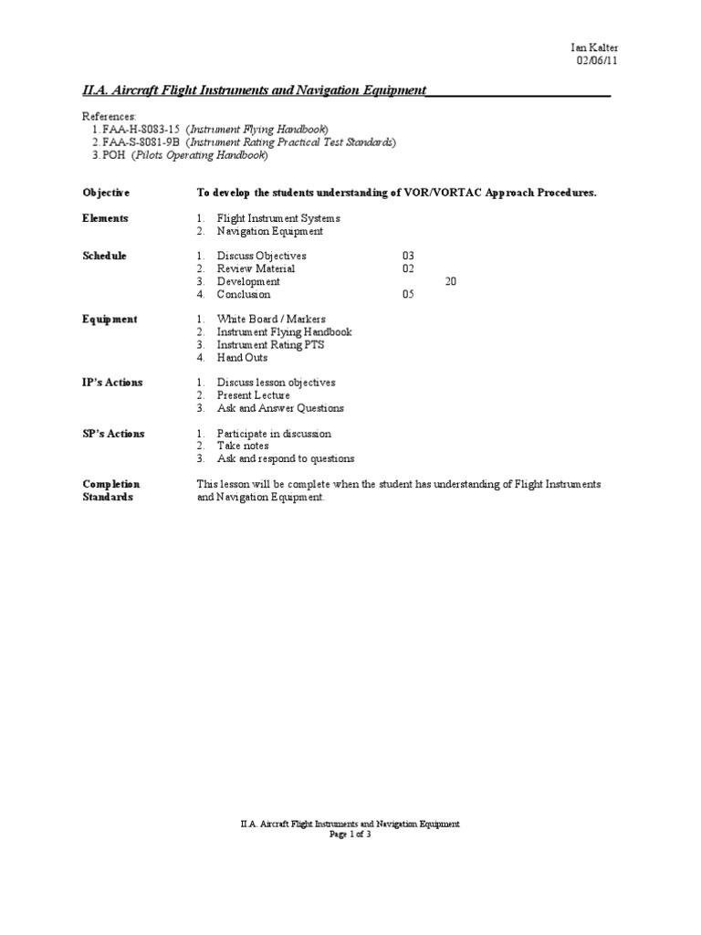 Aircraft Flight Instruments and Navigation Equipment Download Free