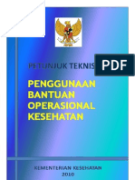 Juknis Bantuan Operasional Kesehatan