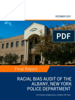 Albany NY Police Department Racial Bias Audit DRAFT 2020-11-03 Public Comment