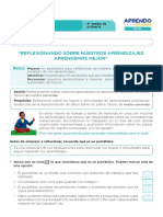 Ficha de Autoaprendizaje Matemática - Sesion Evaluación Cuarto Grado PDF