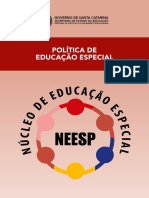 Caderno - Política de Educação Especial - NEESP