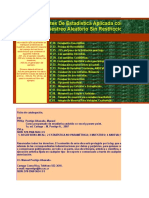 Estadística Aplicada Excel. Muestreo Aleatorio Irrestricto