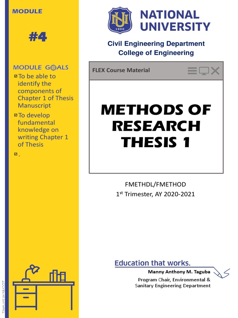 thesis manuscript review