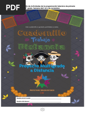 5 Pmd Cuadernillo Semana Del 3 Al 6 De Noviembre Pdf Tsunami Temblores