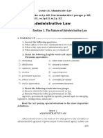Lecture 32 Administrative Law