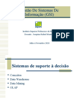 Gestão de Sistemas de Informação (GSI) : Instituto Superior Politecnico de Manica Docente: Joaquina Rafael Monteiro