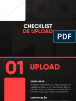 Checklist completo para otimizar uploads no YouTube