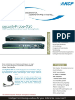 Securityprobe-X20: We Sense Disaster... and Now You Are in Control..