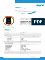 Sensor Controlled Relay