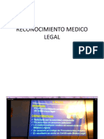 Reconocimiento Medico Legal