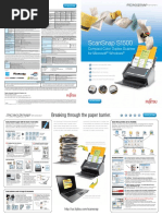 Scansnap S1500: Compact Color Duplex Scanner For Microsoft Windows