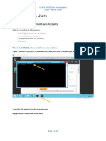 Lab D - Mysql Users: Objective: Management of Users Accounts