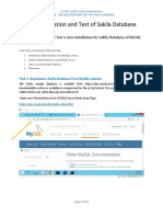 Lab B - Installation and Test of Sakila Database