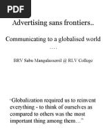 Advertising Sans Frontiers..: Communicating To A Globalised World