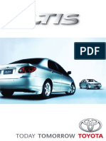 Toyota Altis 中文版技術手冊