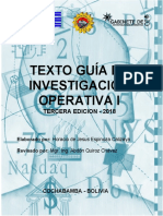 Material de Apoyo Didactico para La Materia de Investigacion Operativa I