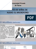 Fuentes de La Señal de Audio El Microfono
