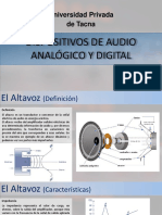 Dispositivos de Audio Analogico y Digital