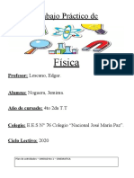 Trabajo Prático de Física - CINEMATICA