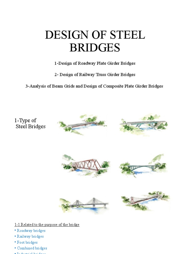Steel Bridge Design Overview | PDF | Bridge | Truss