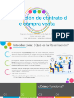 Resciliación de Un Contrato de Compra Venta FINAL