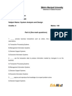 MC0069-System Analysis and Design Model Question Paper