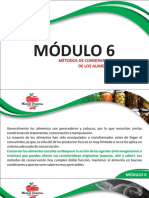 CURSO MANIPULACION DE ALIMENTOS Modulo 6 Conservación de Alimentos PDF