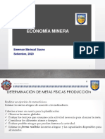 Economía Minera: Emerson Mariscal Sucno Setiembre, 2020