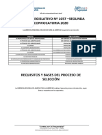 Bases Convocatoria II 2020 Cas